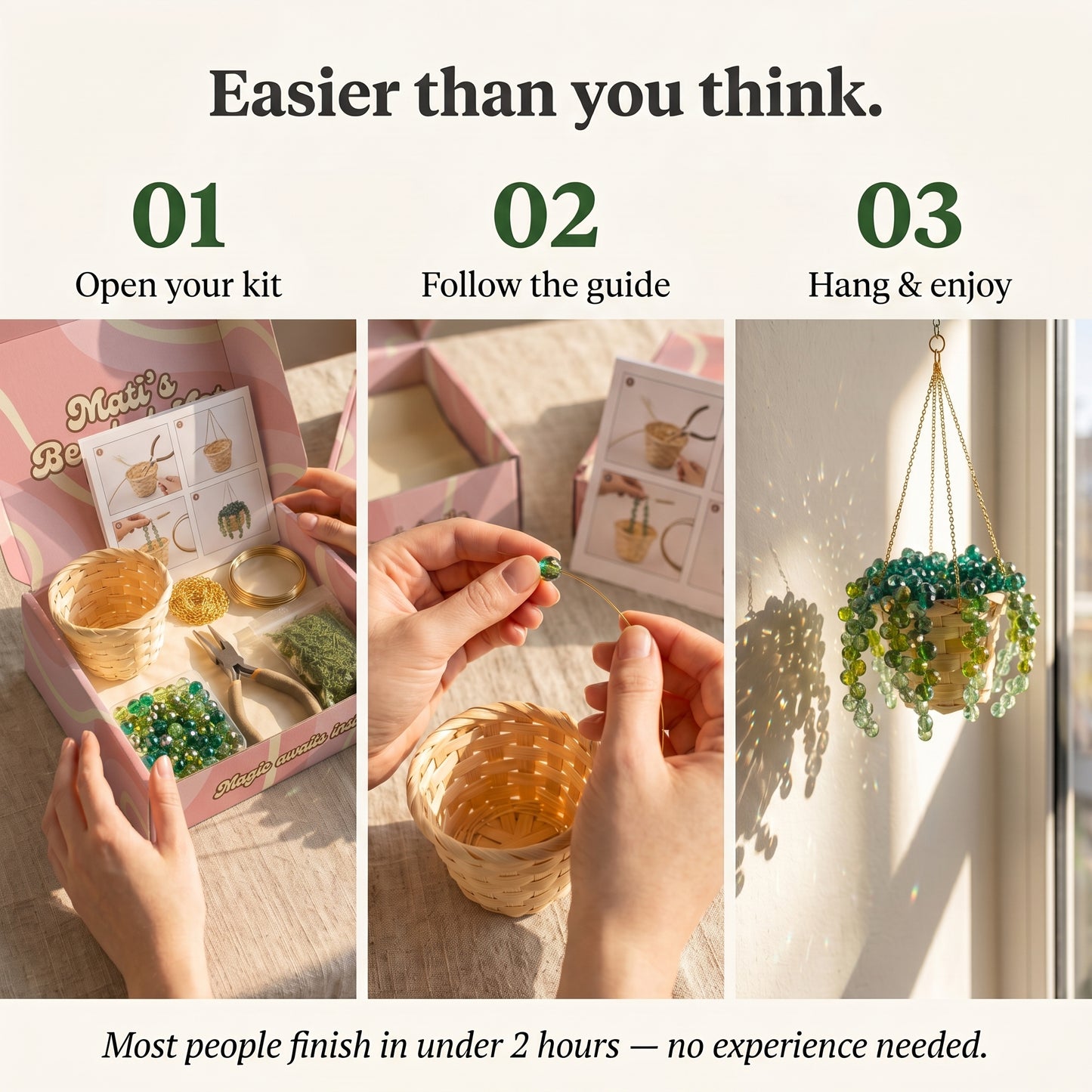 Mati's DIY Handmade Suncatchers Kits